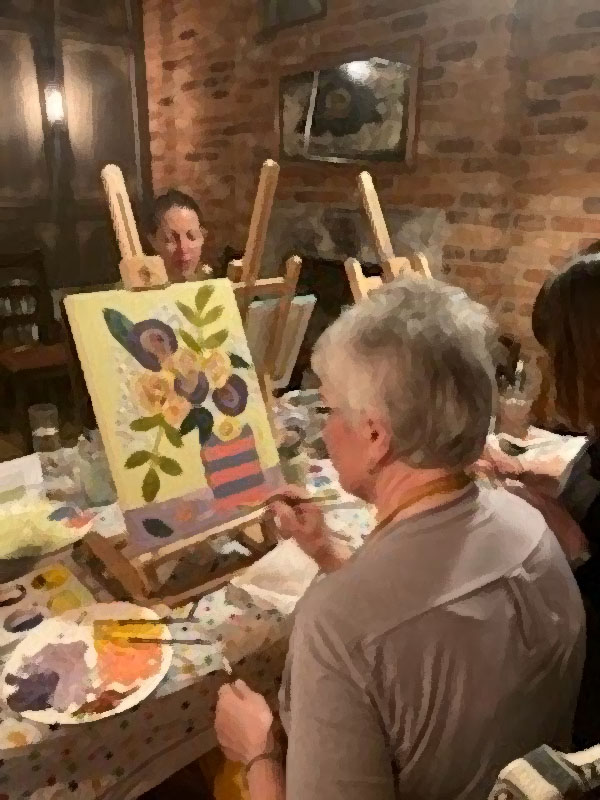 Adult Botanical Canvas Painting