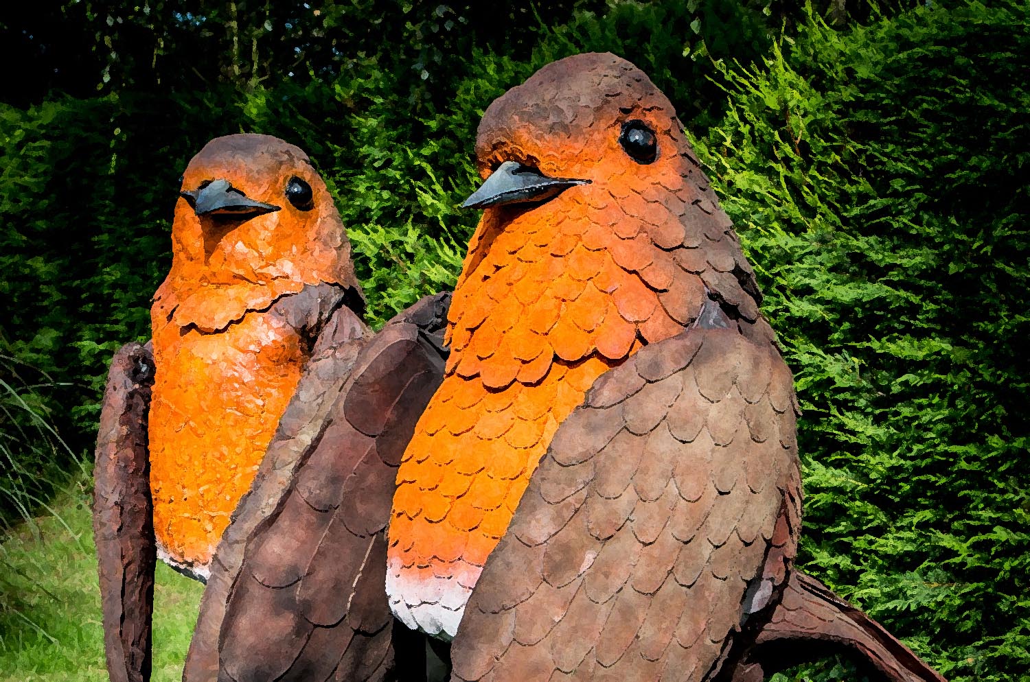 The Robins are visiting the Museum!