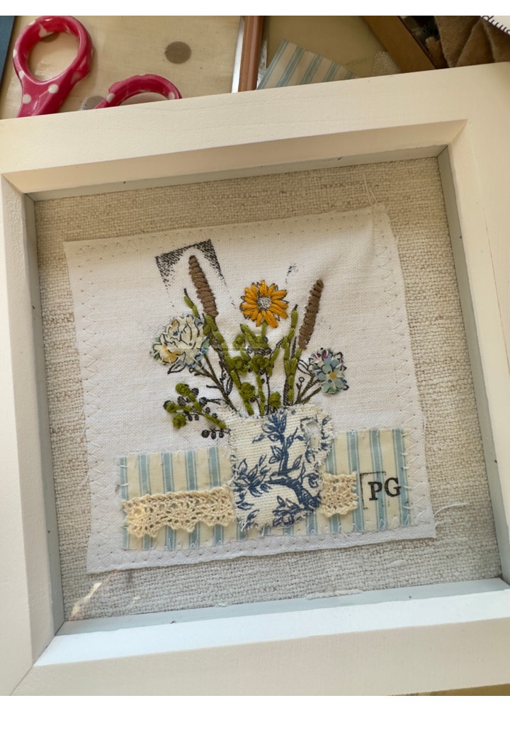 Slow Stich Flowers with Cherry Bank Studio