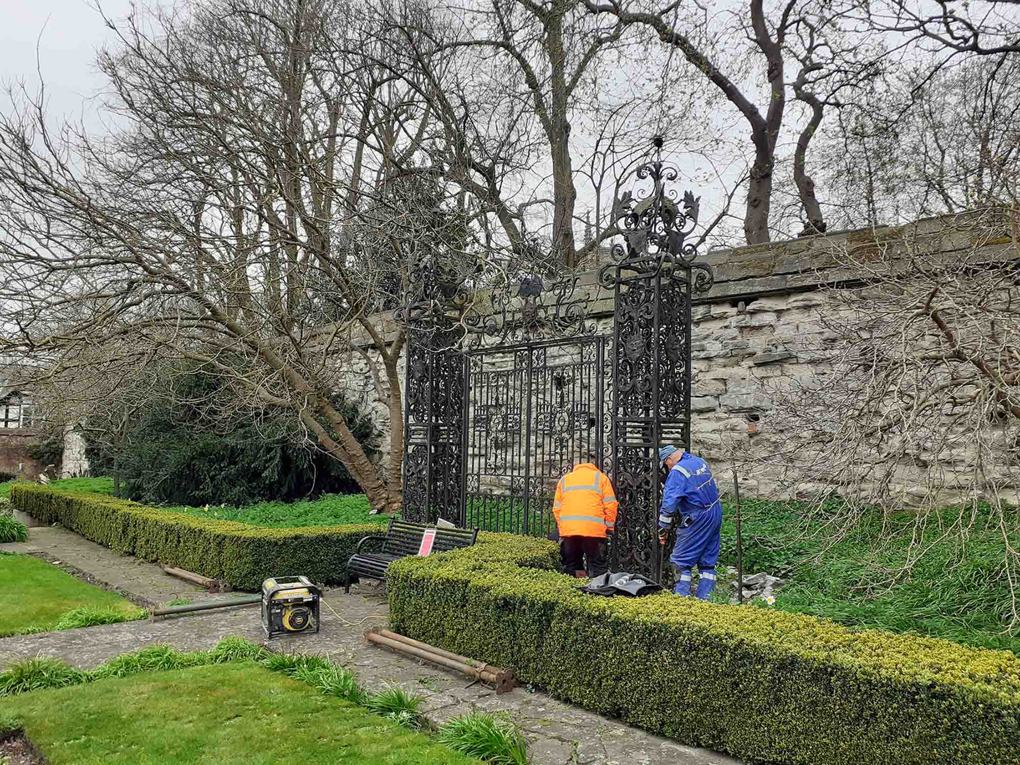 Historic Gate reconstruction 002