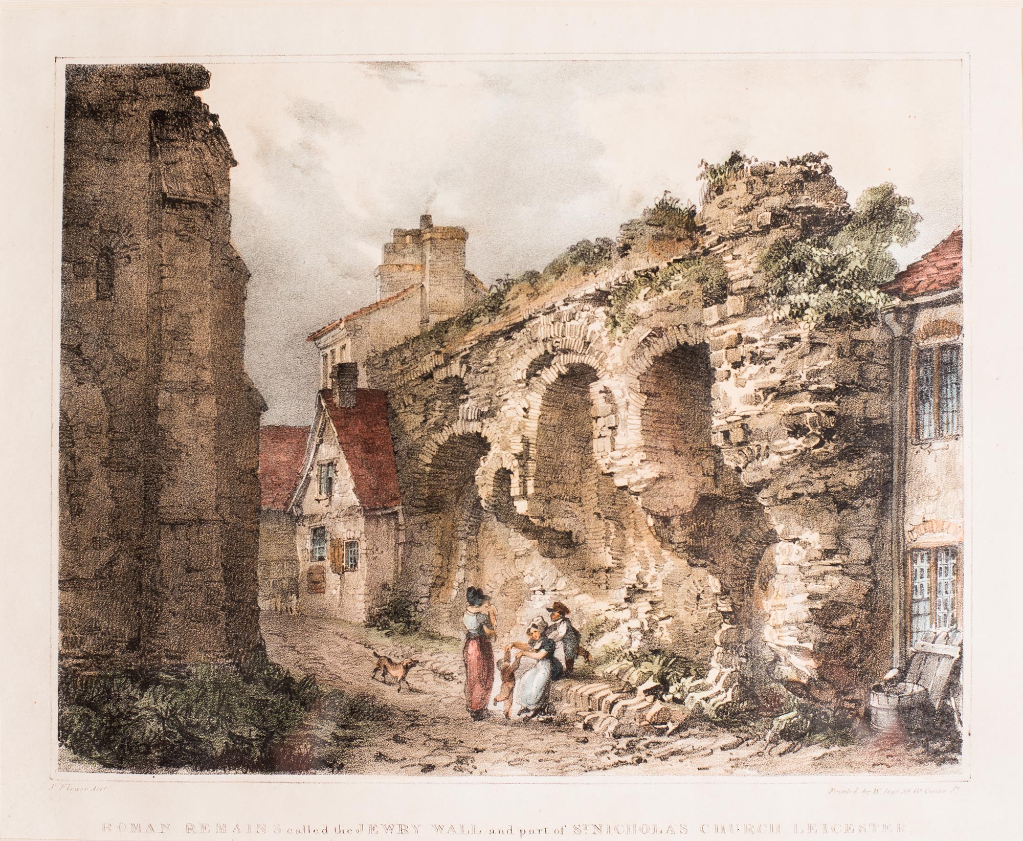 John Flower Roman Ruins Called Jewry Wall