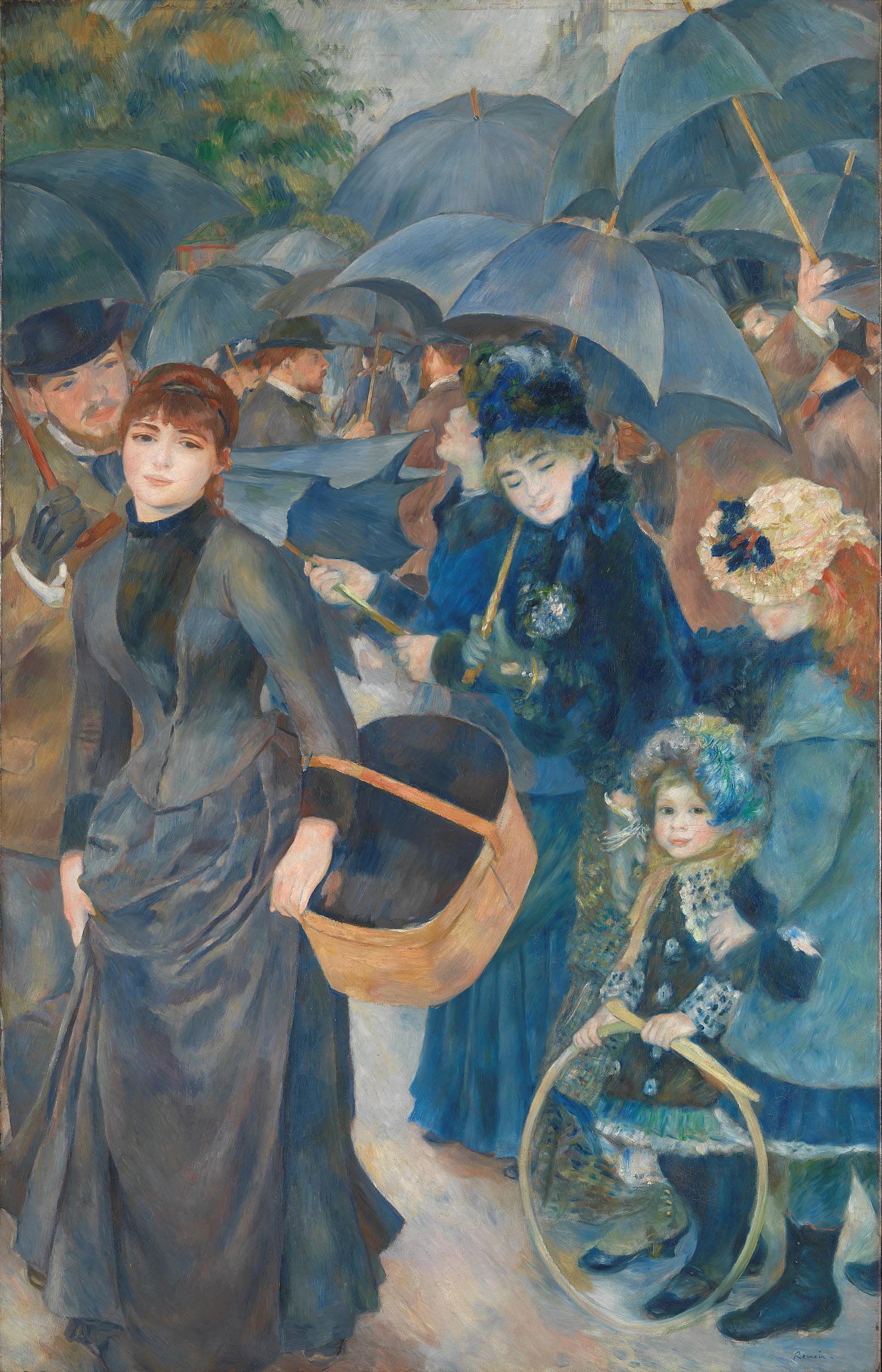 Pierre Auguste Renoir’s masterpiece “The Umbrellas” (c 1886). Photo: The National Gallery London.