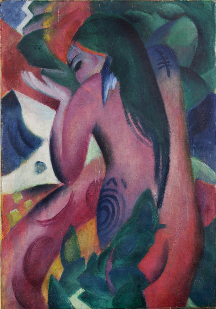 ‘Red Woman’ by Franz Marc