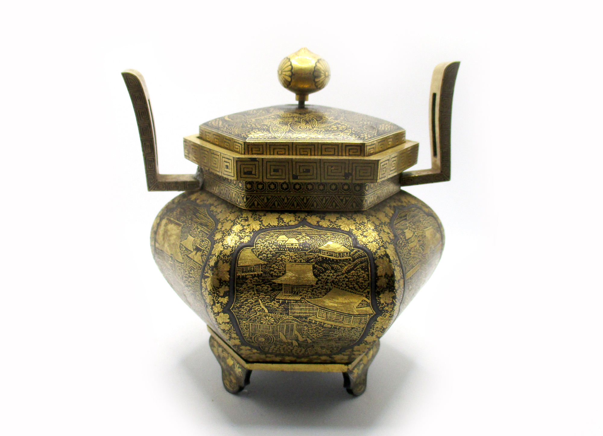 Photograph of a Japanese incense burner