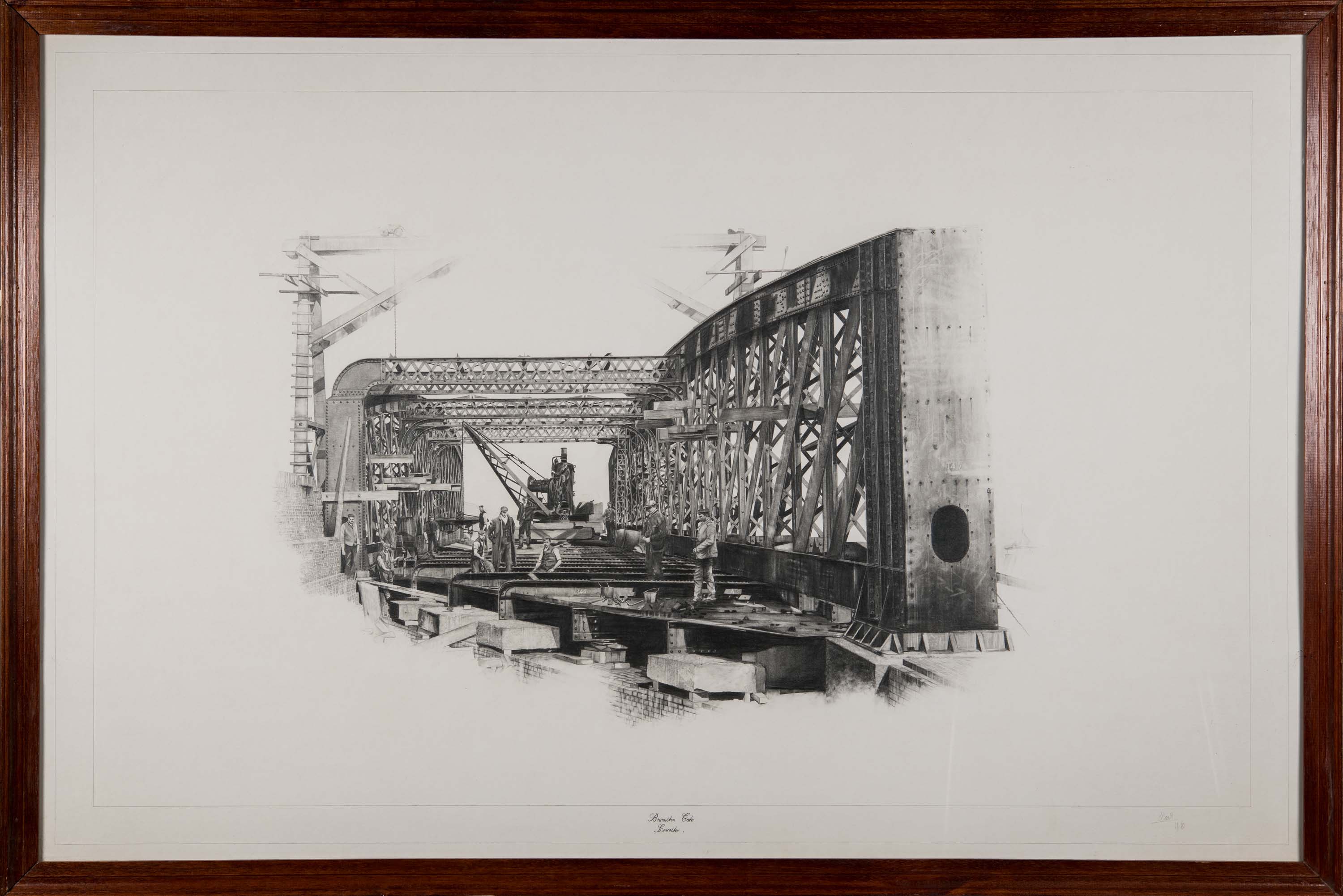 Braunston Gate drawing by Christopher Booth, 1981