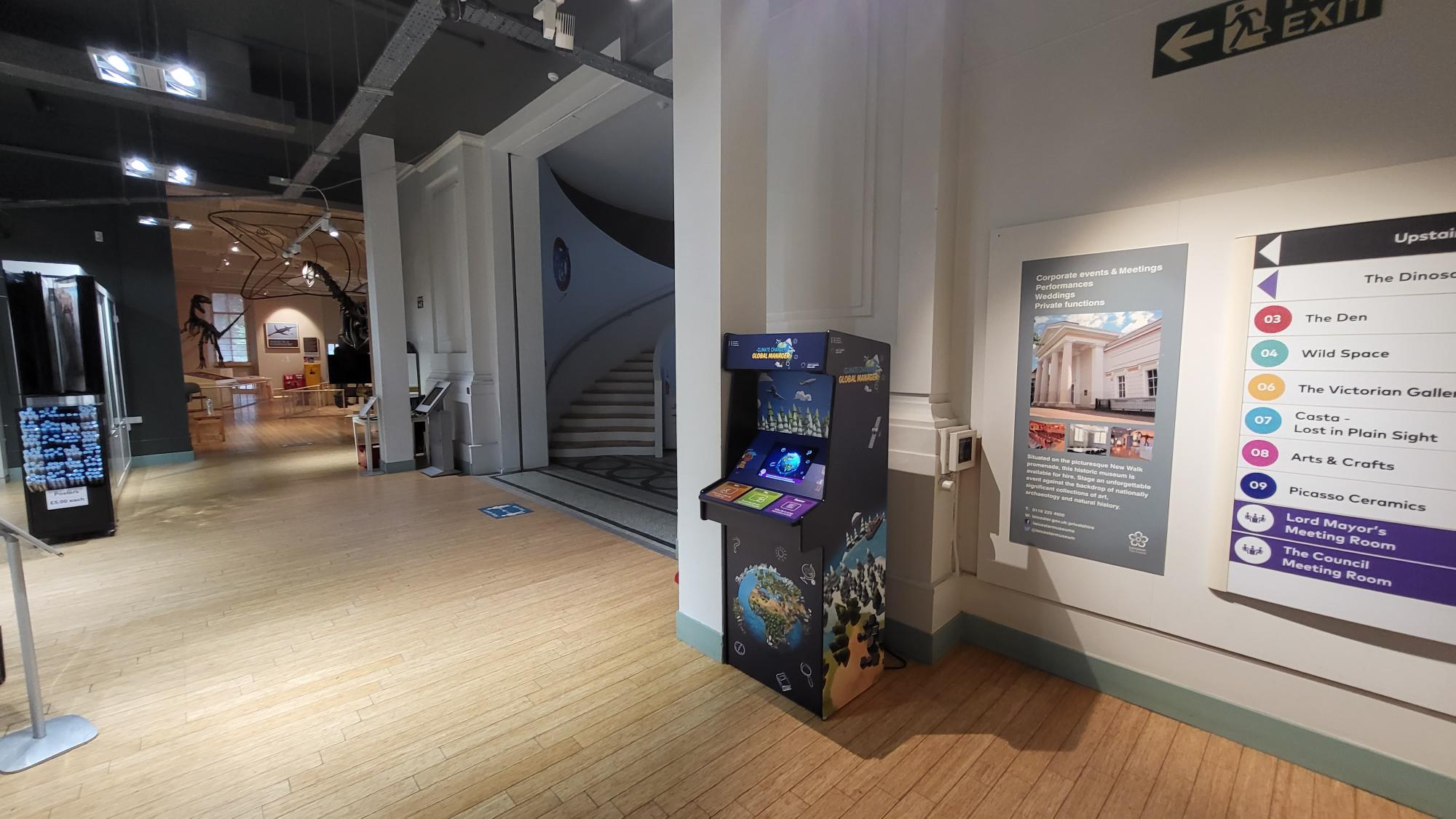 The game at Leicester Museum & Art Gallery