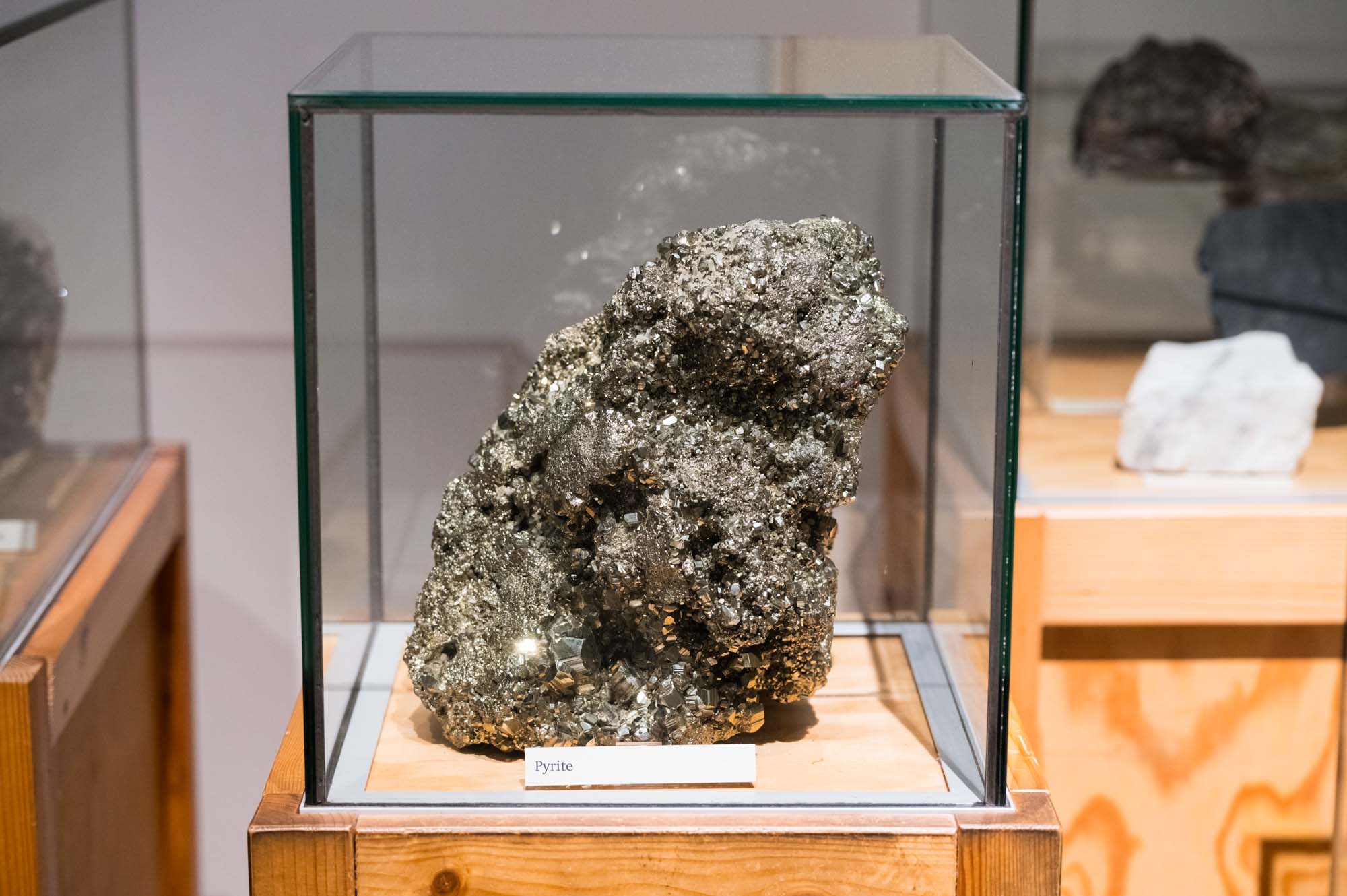 photo of a large chunk of pyrite