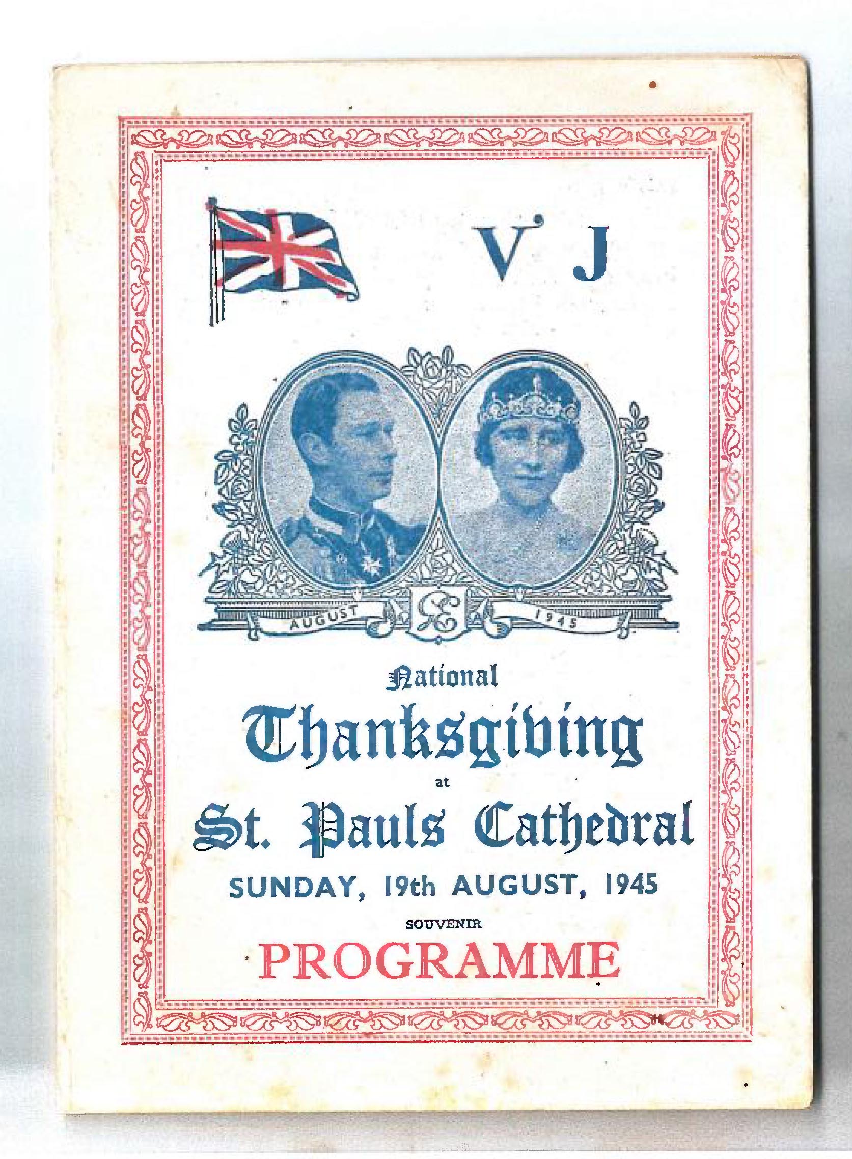 Thanksgiving Programme