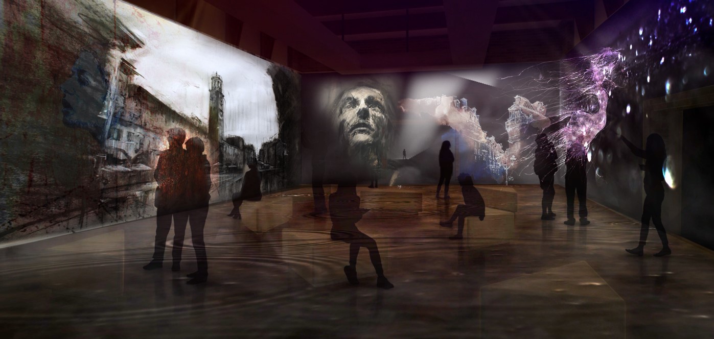 Immersive visual concept for Jewry Wall Museum